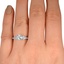 The Alabama Ring, smallzoomed in top view on a hand