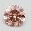 1.80 Ct. Fancy Intense Pink Round Lab Grown Diamond