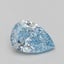 1.50 Ct. Fancy Vivid Blue Pear Lab Grown Diamond