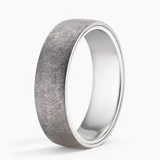 Tantalum and Gold Mixed Metal Swirl Ring