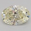 1.07 Ct. Fancy Light Yellow Oval Lab Grown Diamond