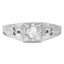 Art Deco Reproduction Diamond Vintage Ring
