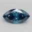 2.20 Ct. Fancy Vivid Blue Marquise Lab Grown Diamond