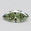 1.00 Ct. Fancy Vivid Green Marquise Lab Grown Diamond