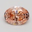 1.70 Ct. Fancy Intense Pink Oval Lab Grown Diamond