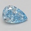 2.09 Ct. Fancy Vivid Blue Pear Lab Grown Diamond