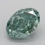 2.18 Ct. Fancy Vivid Bluish Green Oval Lab Grown Diamond