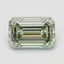 1.10 Ct. Fancy Vivid Green Emerald Lab Grown Diamond