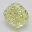 3.06 Ct. Fancy Yellow Cushion Diamond
