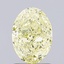 1.59 Ct. Fancy  Yellow Oval Lab Grown Diamond