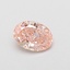 0.43 Ct. Fancy Vivid Pink Oval Lab Grown Diamond