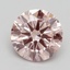 1.99 Ct. Fancy Pink Round Lab Grown Diamond