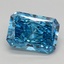 2.13 Ct. Fancy Vivid Blue Radiant Lab Grown Diamond