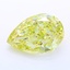 10.59 Ct. Fancy Intense Yellow Pear Lab Grown Diamond