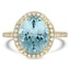 Retro Reproduction Aquamarine Vintage Ring