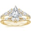 14K Yellow Gold Luxe Nadia Diamond Ring (1/2 ct. tw.) with Yvette Diamond Ring