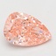 5.06 Ct. Fancy Vivid Pink Pear Lab Grown Diamond