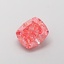 1.18 Ct. Fancy Vivid  Pink Cushion Lab Grown Diamond