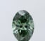 1.00 Ct. Fancy Vivid Green Oval Lab Grown Diamond