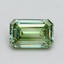 1.02 Ct. Fancy Vivid Green Emerald Lab Grown Diamond