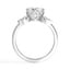 Floral-Inspired Halo Diamond Ring, smallview