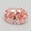 1.81 Ct. Fancy Vivid Pink Oval Lab Grown Diamond