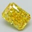 2.57 Ct. Fancy Vivid Yellow Radiant Lab Grown Diamond