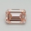 1.30 Ct. Fancy Intense Pink Emerald Lab Grown Diamond