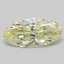 1.57 Ct. Fancy Light Yellow Oval Lab Grown Diamond