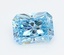 1.54 Ct. Fancy Vivid  Blue Radiant Lab Grown Diamond