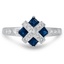 Modern Sapphire Vintage Ring