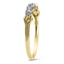 The Solana Ring, smalltop view on a hand
