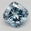 2.68 Ct. Fancy Intense Blue Cushion Lab Grown Diamond