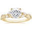 18K Yellow Gold Luxe Willow Diamond Ring (1/4 ct. tw.), smalltop view
