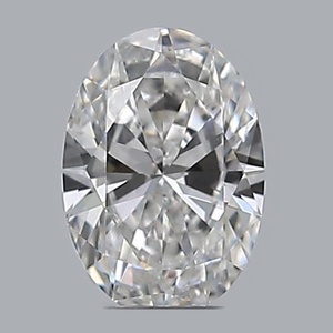 Oval diamond — real photo