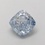 1.58 Ct. Fancy Intense Blue Cushion Lab Grown Diamond