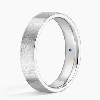 Hidden Sapphire Wedding Ring