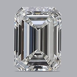 Emerald diamond — real photo