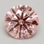 2.55 Ct. Fancy Intense Pink Round Lab Grown Diamond