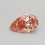 0.55 Ct. Fancy Intense Pink Pear Lab Grown Diamond