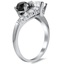 The Dyani Ring, smalltop view on a hand