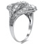 The Florencia Ring, smalltop view on a hand
