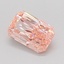 0.89 Ct. Fancy Vivid Pink Radiant Lab Grown Diamond
