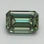 2.14 Ct. Fancy Vivid Green Emerald Lab Grown Diamond