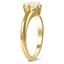 The Moffatt Ring, smalltop view on a hand