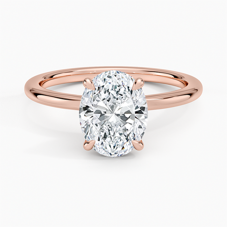 Hidden Heart Solitaire Ring