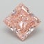 5.01 Ct. Fancy Vivid Pink Princess Lab Grown Diamond