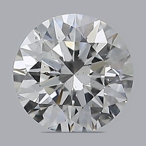 Round diamond — real photo