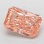 11.07 Ct. Fancy Vivid Pink Radiant Lab Grown Diamond