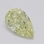 1.52 Ct. Fancy Yellow Pear Diamond
